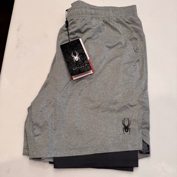 Spyder Men’s Gray Performance Short & Black 1/4 Zip Pullover NEW Size XL - Picture 13 of 16